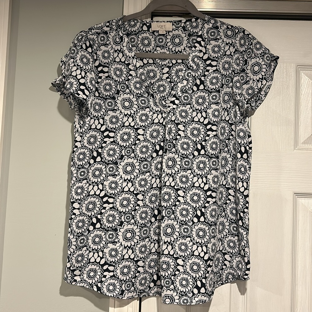 Loft floral blouse